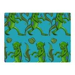 Swamp Monster Pattern Double Sided Flano Blanket (mini)  by BangZart