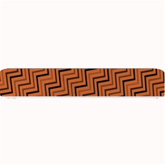 Brown Zig Zag Background Small Bar Mats by BangZart