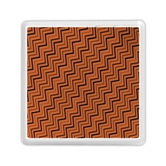 Brown Zig Zag Background Memory Card Reader (square)  by BangZart