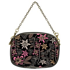 Flower Art Pattern Chain Purses (one Side)  by BangZart