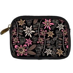 Flower Art Pattern Digital Camera Cases by BangZart