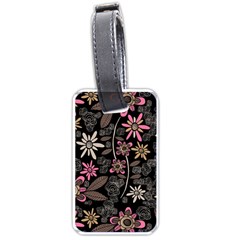 Flower Art Pattern Luggage Tags (one Side)  by BangZart