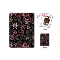 Flower Art Pattern Playing Cards (mini)  by BangZart