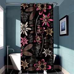 Flower Art Pattern Shower Curtain 36  X 72  (stall)  by BangZart