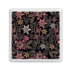 Flower Art Pattern Memory Card Reader (square)  by BangZart