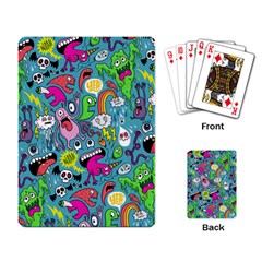 Monster Party Pattern Playing Card by BangZart