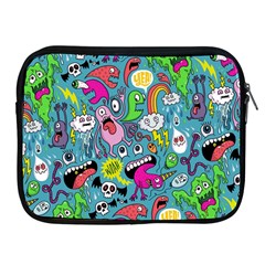 Monster Party Pattern Apple Ipad 2/3/4 Zipper Cases by BangZart