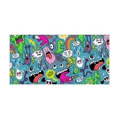 Monster Party Pattern Yoga Headband by BangZart