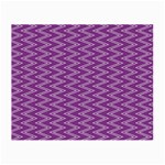 Zig Zag Background Purple Small Glasses Cloth Front