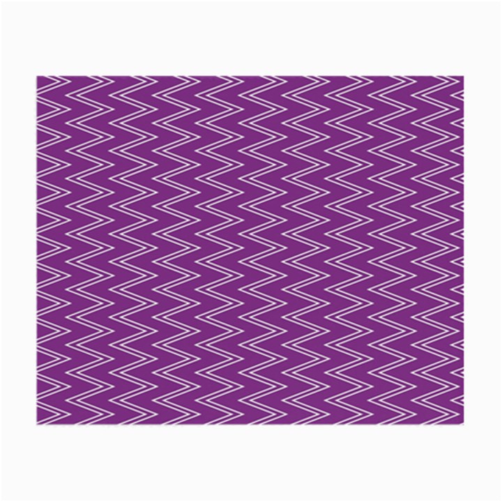 Zig Zag Background Purple Small Glasses Cloth