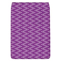 Zig Zag Background Purple Flap Covers (s)  by BangZart