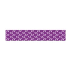 Zig Zag Background Purple Flano Scarf (mini) by BangZart