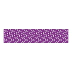 Zig Zag Background Purple Velvet Scrunchie by BangZart