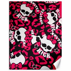 Mattel Monster Pattern Canvas 18  X 24   by BangZart