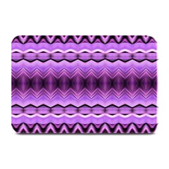 Purple Pink Zig Zag Pattern Plate Mats by BangZart