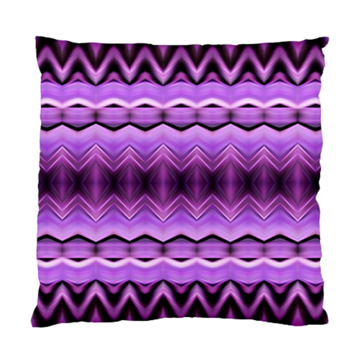 Purple Pink Zig Zag Pattern Standard Cushion Case (Two Sides)