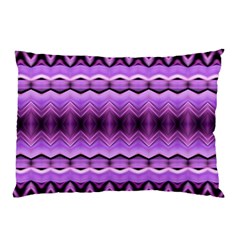 Purple Pink Zig Zag Pattern Pillow Case (two Sides) by BangZart