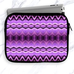 Purple Pink Zig Zag Pattern Apple Ipad 2/3/4 Zipper Cases by BangZart