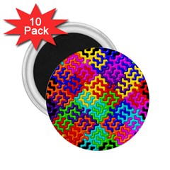 3d Fsm Tessellation Pattern 2 25  Magnets (10 Pack)  by BangZart