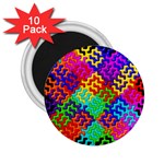 3d Fsm Tessellation Pattern 2.25  Magnets (10 pack)  Front