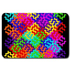 3d Fsm Tessellation Pattern Large Doormat  by BangZart