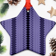 Zig Zag Repeat Pattern Ornament (star) by BangZart