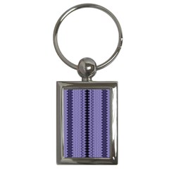 Zig Zag Repeat Pattern Key Chains (rectangle)  by BangZart