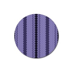 Zig Zag Repeat Pattern Magnet 3  (round) by BangZart