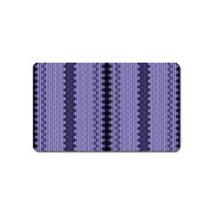 Zig Zag Repeat Pattern Magnet (name Card) by BangZart