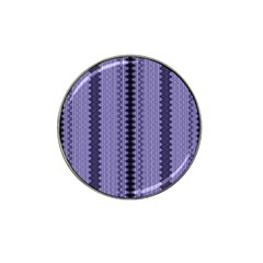 Zig Zag Repeat Pattern Hat Clip Ball Marker by BangZart