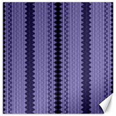 Zig Zag Repeat Pattern Canvas 12  X 12   by BangZart