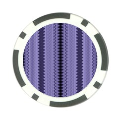 Zig Zag Repeat Pattern Poker Chip Card Guard by BangZart