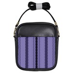 Zig Zag Repeat Pattern Girls Sling Bags Front