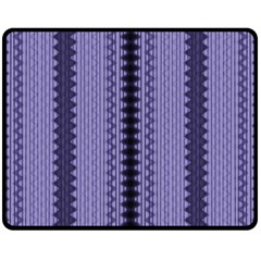 Zig Zag Repeat Pattern Fleece Blanket (medium)  by BangZart