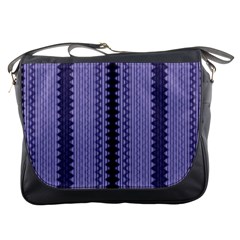 Zig Zag Repeat Pattern Messenger Bags by BangZart