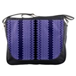 Zig Zag Repeat Pattern Messenger Bags Front