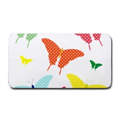 Beautiful Colorful Polka Dot Butterflies Clipart Medium Bar Mats by BangZart