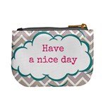 Have A Nice Day Mini Coin Purses Back