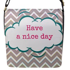 Have A Nice Day Flap Messenger Bag (s) by BangZart