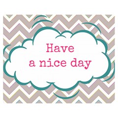 Have A Nice Day Double Sided Flano Blanket (medium)  by BangZart