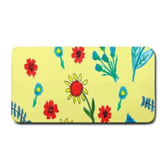 Flowers Fabric Design Medium Bar Mats by BangZart