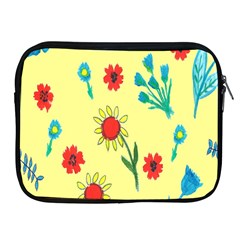 Flowers Fabric Design Apple Ipad 2/3/4 Zipper Cases by BangZart