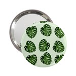 Leaf Pattern Seamless Background 2.25  Handbag Mirrors Front