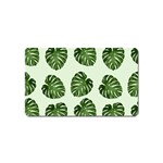 Leaf Pattern Seamless Background Magnet (Name Card) Front