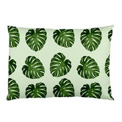 Leaf Pattern Seamless Background Pillow Case by BangZart