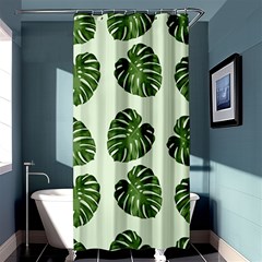 Leaf Pattern Seamless Background Shower Curtain 36  X 72  (stall)  by BangZart