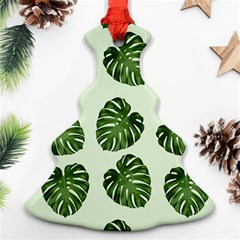 Leaf Pattern Seamless Background Ornament (christmas Tree)  by BangZart