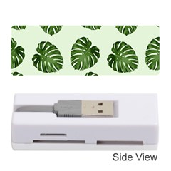 Leaf Pattern Seamless Background Memory Card Reader (stick)  by BangZart