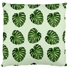 Leaf Pattern Seamless Background Large Cushion Case (two Sides) by BangZart