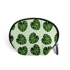 Leaf Pattern Seamless Background Accessory Pouches (small)  by BangZart